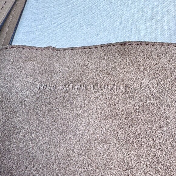 Ralph Lauren Lennox Tote in Greige Suede - Picture 6 of 16